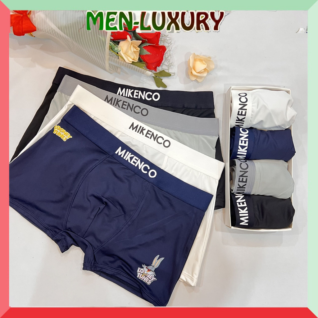 Quần lót nam cotton co dãn 4 chiều kháng khuẩn cực tốt, quần sịp nam boxer đùi cao cấp - MEN LUXURY