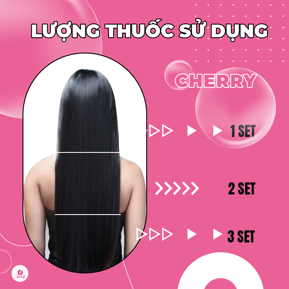 Thuốc Nhuộm Tóc Màu Nâu Đen Thuốc nhuộm Tóc chính hãng tặng kèm Oxy + Bao Tay, Cherry Hair. Cherry Hair