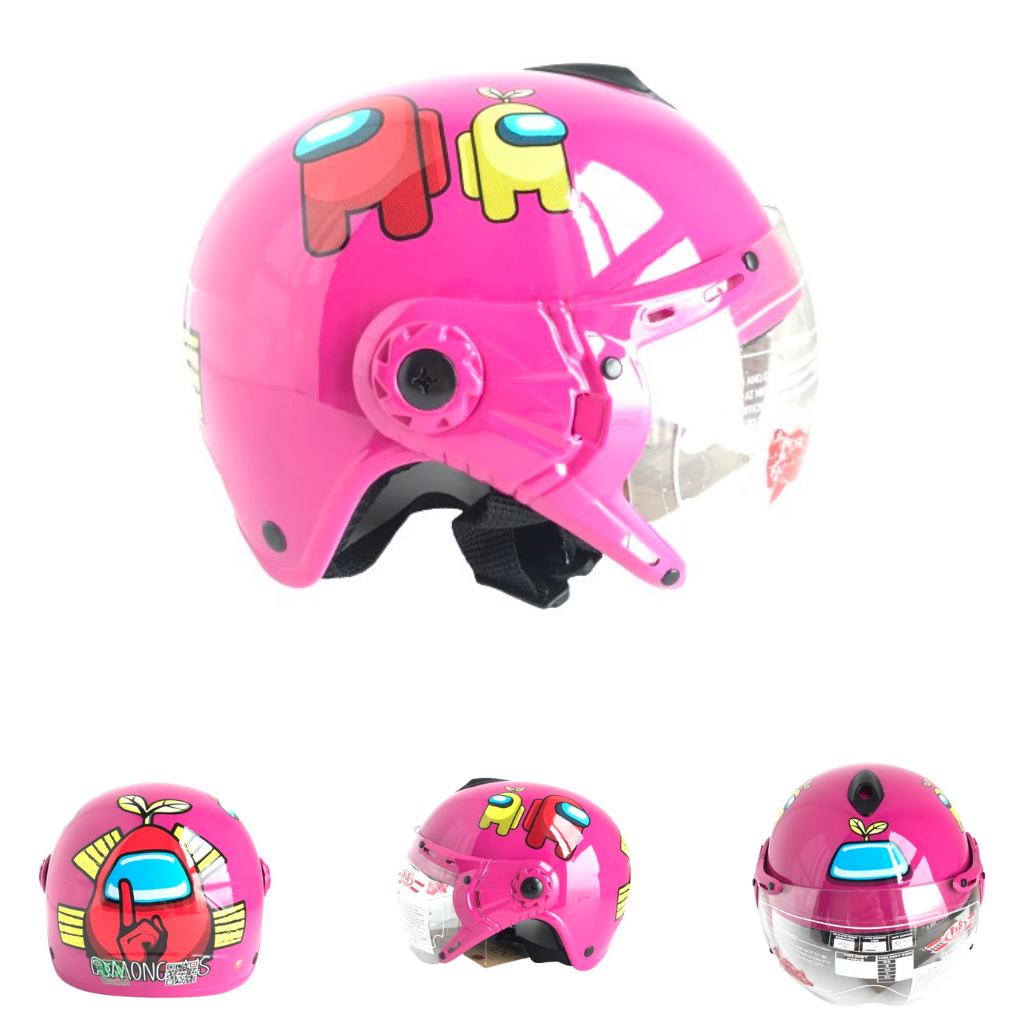 Mũ bảo hiểm trẻ em tem Kitty - Among US -  V&S Helmet - Dành cho bé từ 2 đến 5 tuổi - Vòng đầu 50-52cm - VS103KS