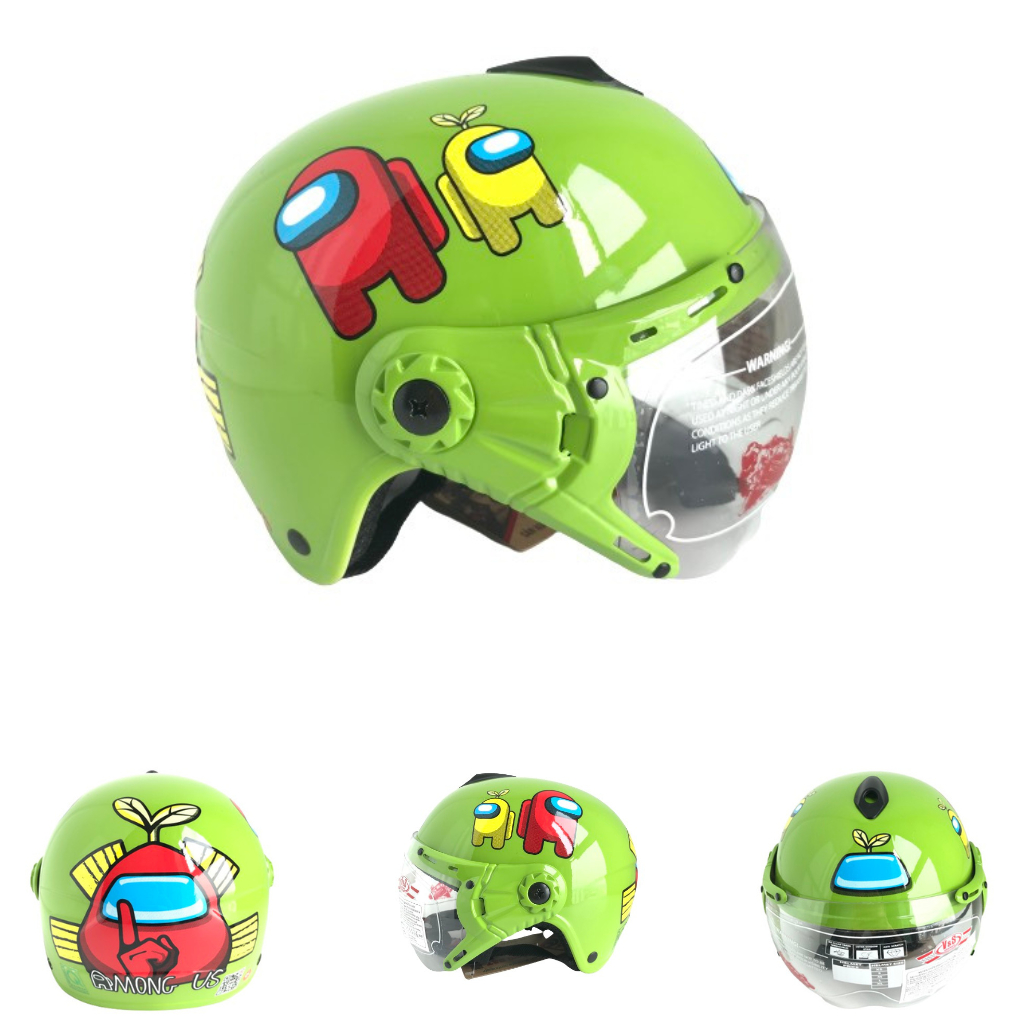 Mũ bảo hiểm trẻ em tem Kitty - Among US -  V&S Helmet - Dành cho bé từ 2 đến 5 tuổi - Vòng đầu 50-52cm - VS103KS