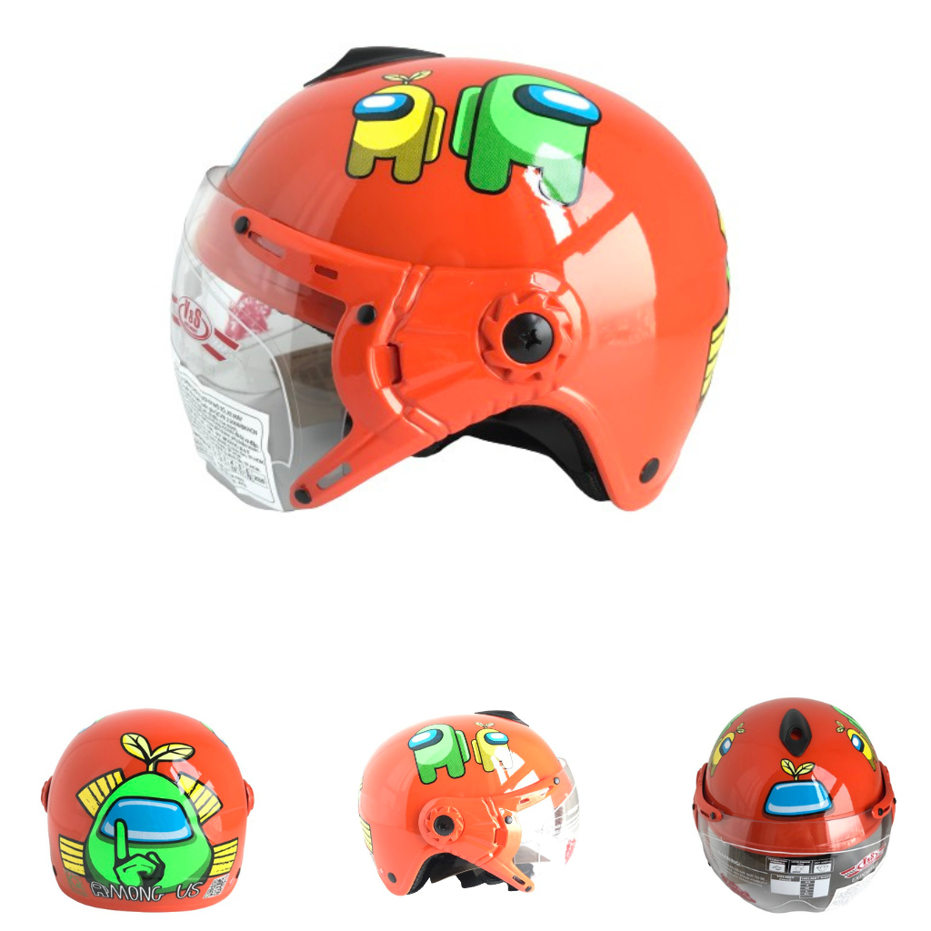 Mũ bảo hiểm trẻ em tem Kitty - Among US -  V&S Helmet - Dành cho bé từ 2 đến 5 tuổi - Vòng đầu 50-52cm - VS103KS