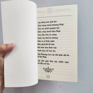 Vở chép hồng danh A Di Đà