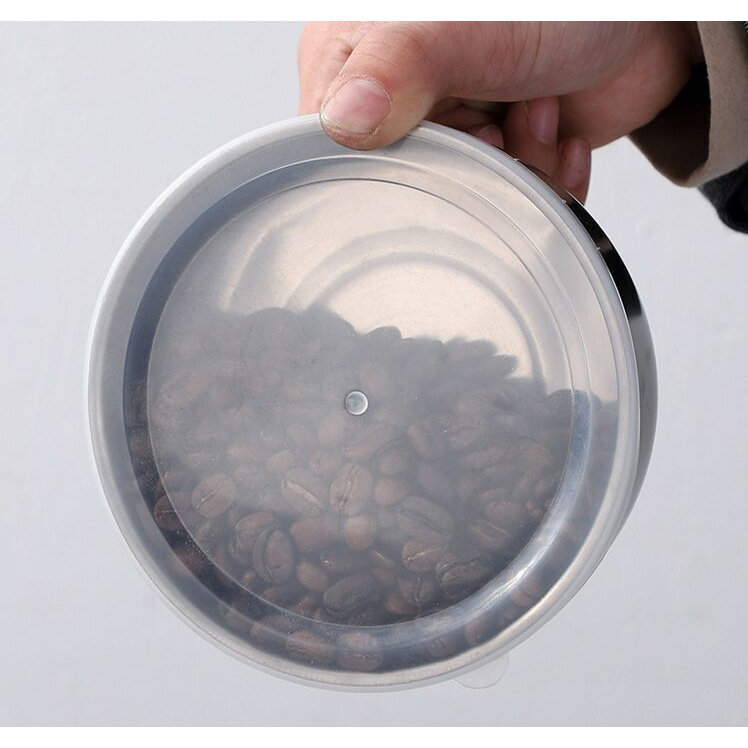 Bộ 5 hộp đựng thực phẩm inox nắp nhựa, set 5 thố inox tròn đựng cơm, chất liệu inox không gỉ cao cấp, bền bỉ, bóng mịn