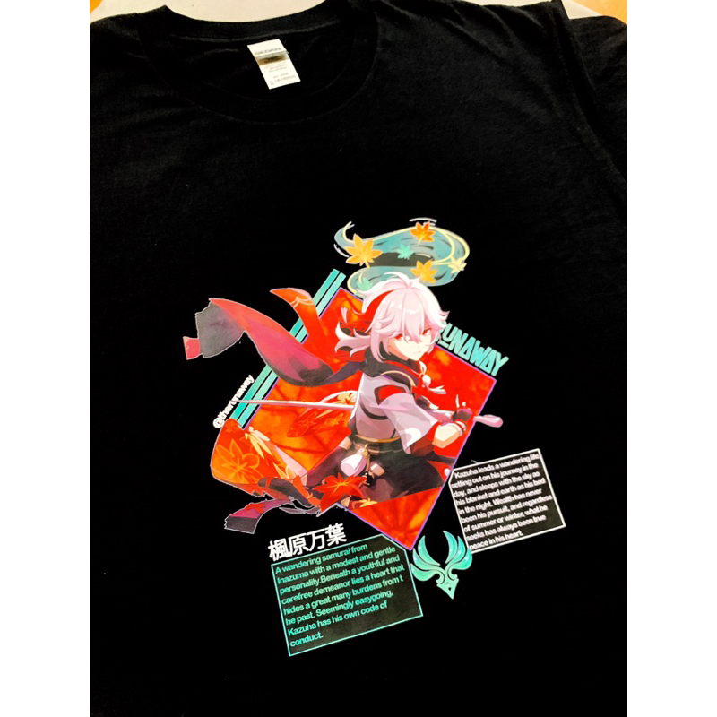 Áo phông Genshin Impact: Kazuha Cotton 100% #1 cho Nam / Nữ by The Runaway