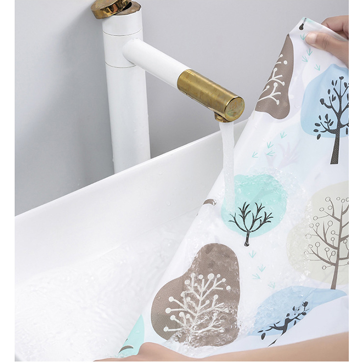 Túi trùm máy giặt chống bụi, chống thấm, vỏ bọc máy giặt cửa ngang, thiết kế in hình họa tiết xinh xắn, đẹp mắt