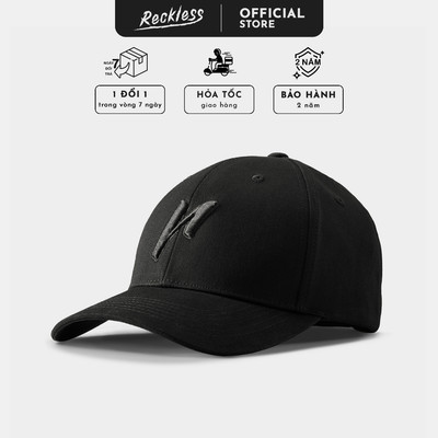 Nón/Mũ Lưỡi Trai Bóng Chày Thương hiệu Recklesstripwear Ballcap 3D - Thêu Logo 3D - Vải Kaki Cotton, Hạn Chế Xù Vải
