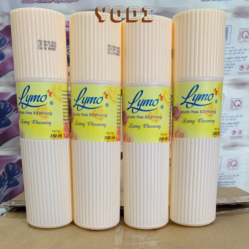 Nước hoa xịt thơm phòng ngủ Lymo Enchanter 350ml cao cấp, thơm lâu, hương hoa thư giản, khử mùi ẩm m