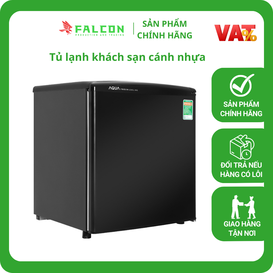 Tủ lạnh Aqua 50 lít AQR-D59FA(BS) Chất Lượng Cao Làm Mát Nhanh, Chính Hãng Bảo Hành 24 Tháng