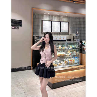 Áo dạ tweet cổ yếm