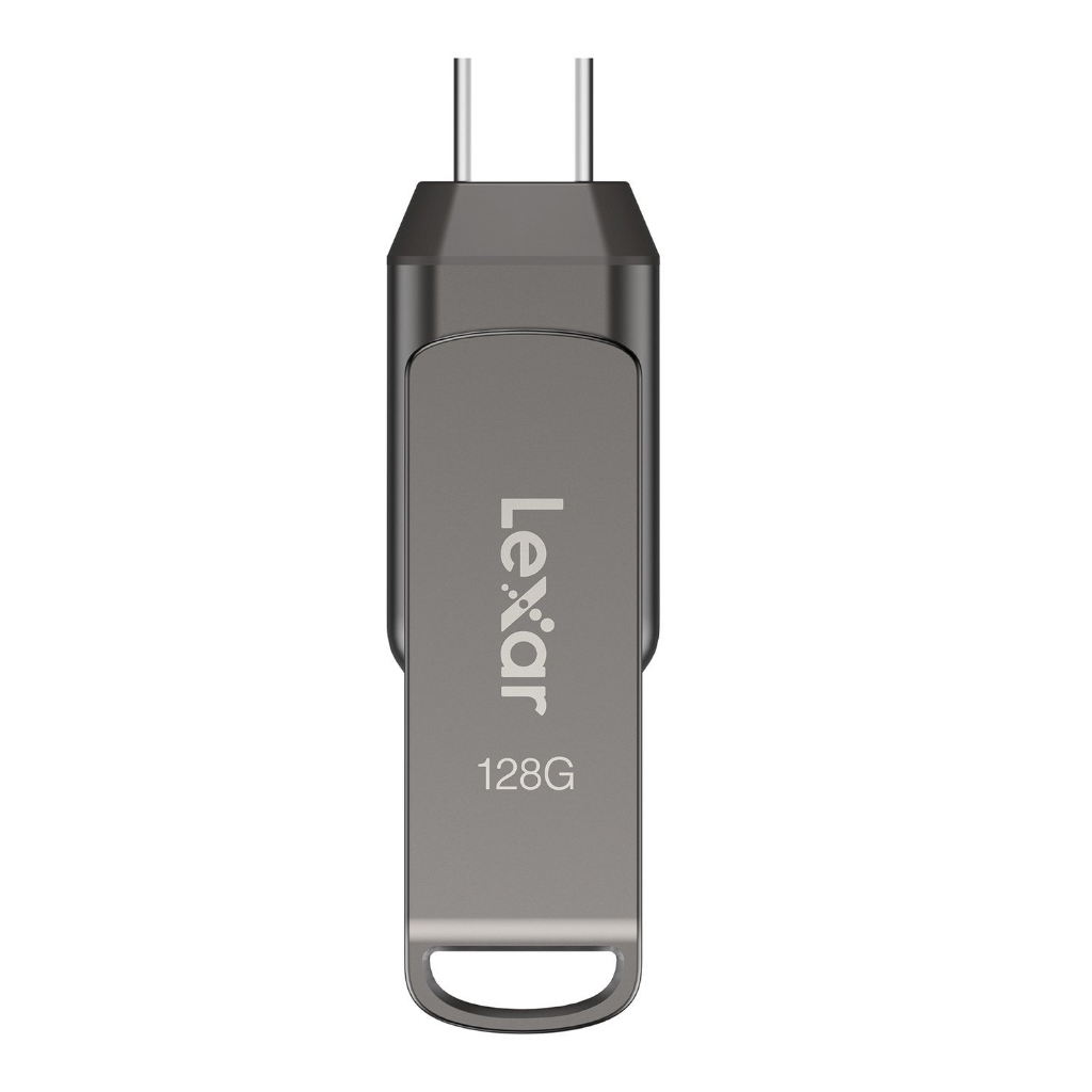 USB 3.1 32GB/ 64GB/ 128GB/ 256GB Lexar JumpDrive Dual Drive D400 Type-C/ Type-A, tốc độ đọc 130Mb/s, tương thích PC/ MAC | BigBuy360 - bigbuy360.vn