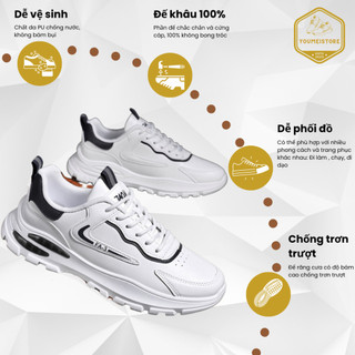 Giày nam sneaker thể thao kiểu dáng trẻ trung, phong cách Hàn Quốc - G21