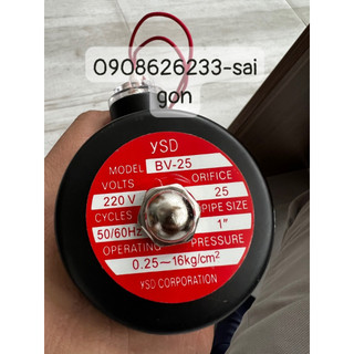 Van điện từ chịu nhiệt 180 độ, áp lực 16kg, phi 34-220v