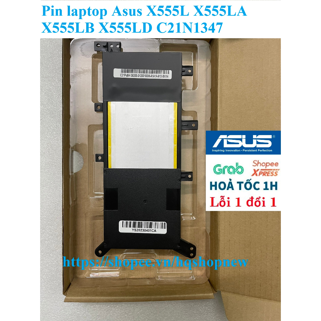 ⚡️ Pin laptop Asus X555L X555LA X555LB X555LD C21N1347 ZIN