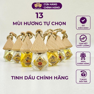 Tinh dầu treo xe ô tô Mộc Liên Hoa 9ml nguyên chất khử mùi xe hơi, thơm phòng, khử mùi tủ quần áo | Nhiều mùi tự chọn
