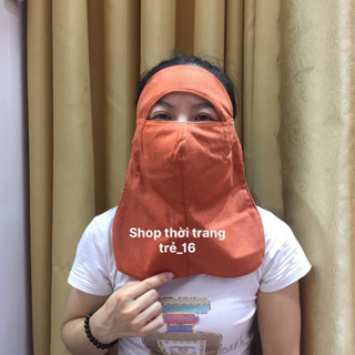 Khẩu trang ninja yếm che trán cổ ,đeo tai dễ sử dụng, tiện lợi cho nam và nữ, ảnh thật( cam kết hàng đẹp)