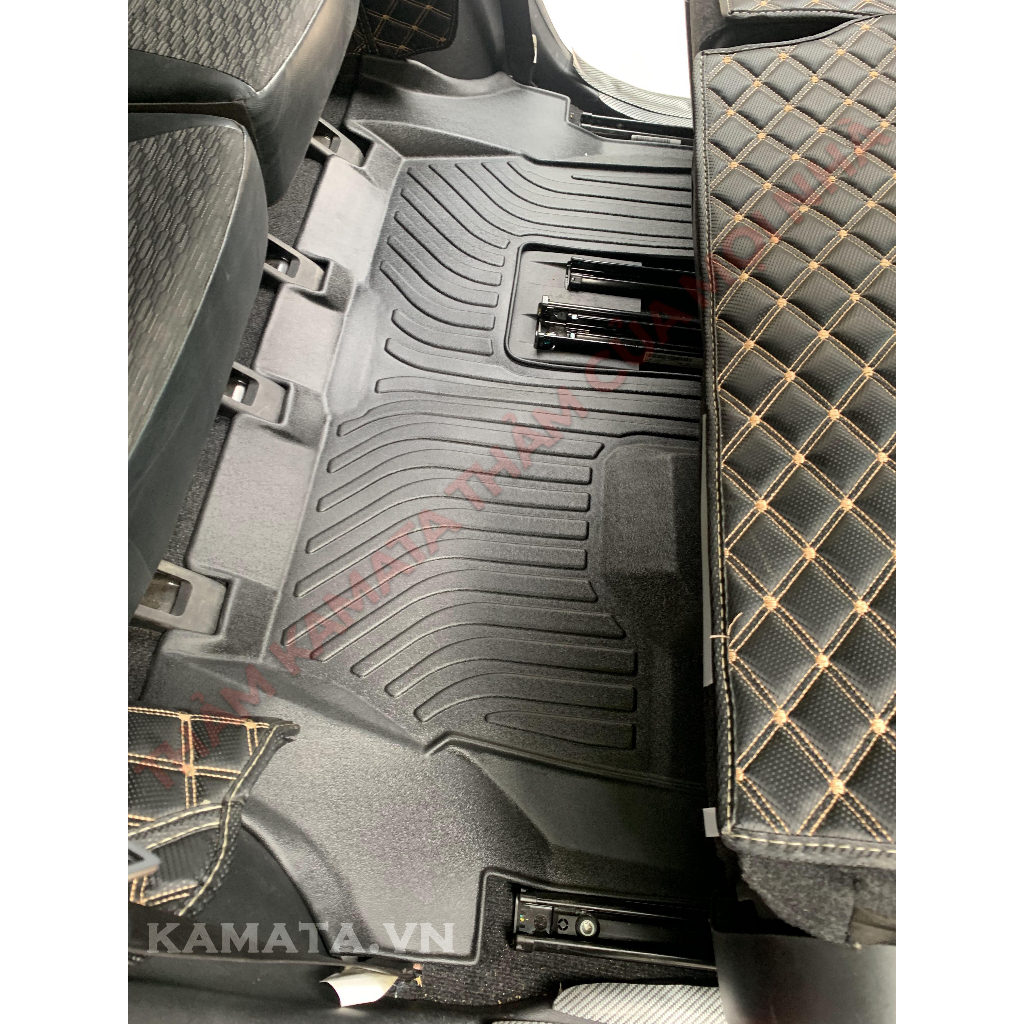 Thảm lót sàn ô tô 3D Suzuki XL7&Ertiga 2019 - 2023 TPE vân hạt gạo đúc nguyên khối