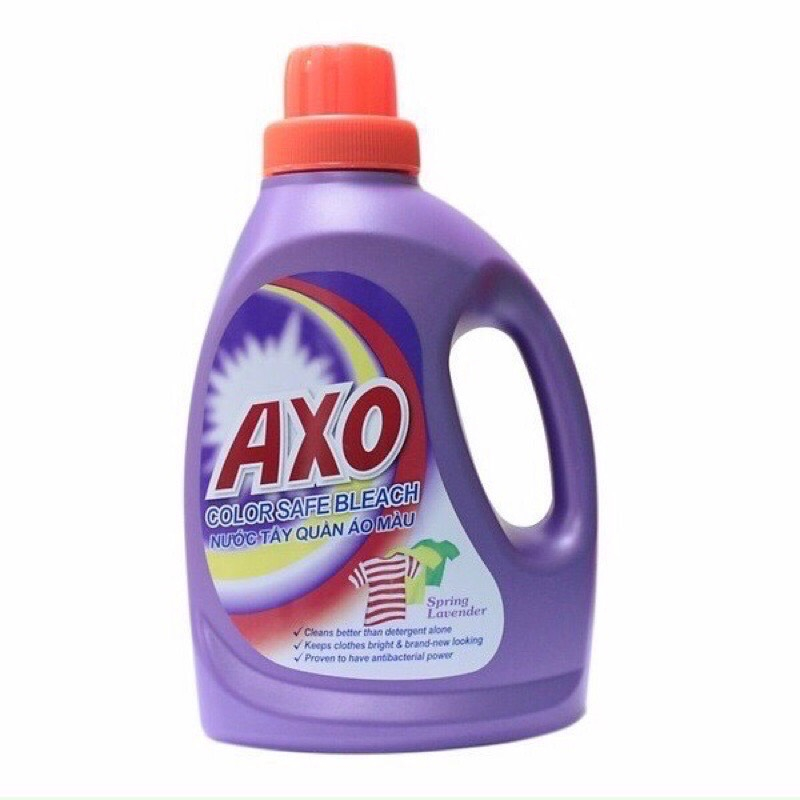 Nước giặt tẩy quần áo màu Axo 400ml-800ml