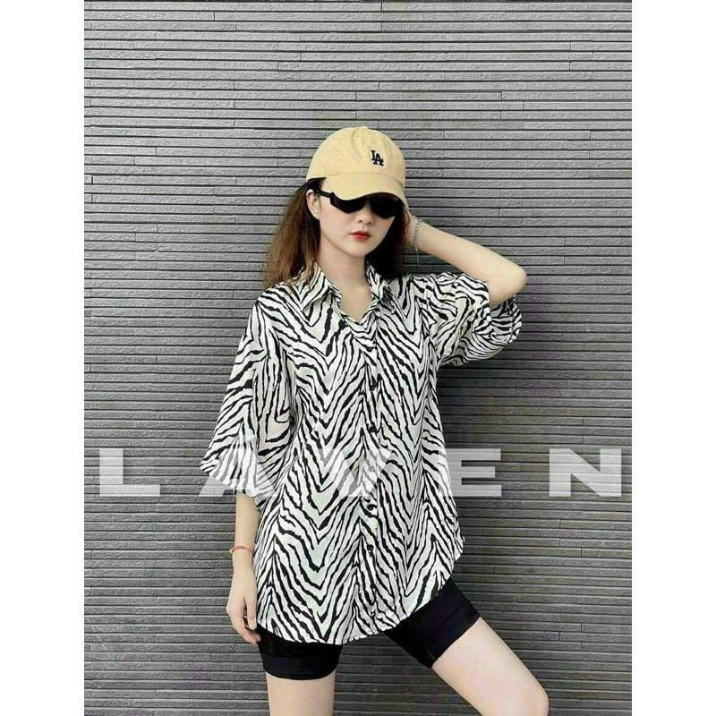 SET SƠ MI NGỰA VẰN QUẦN LEGGING LỬNG