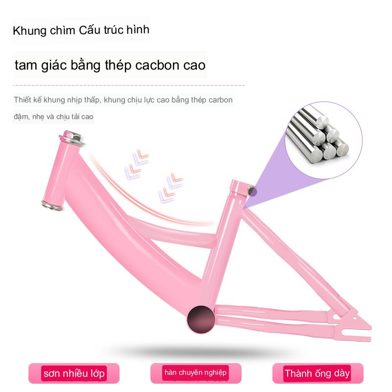 Xe đạp cho bé gái bánh 12,14,16 inch cho bé mẫu mới nhất