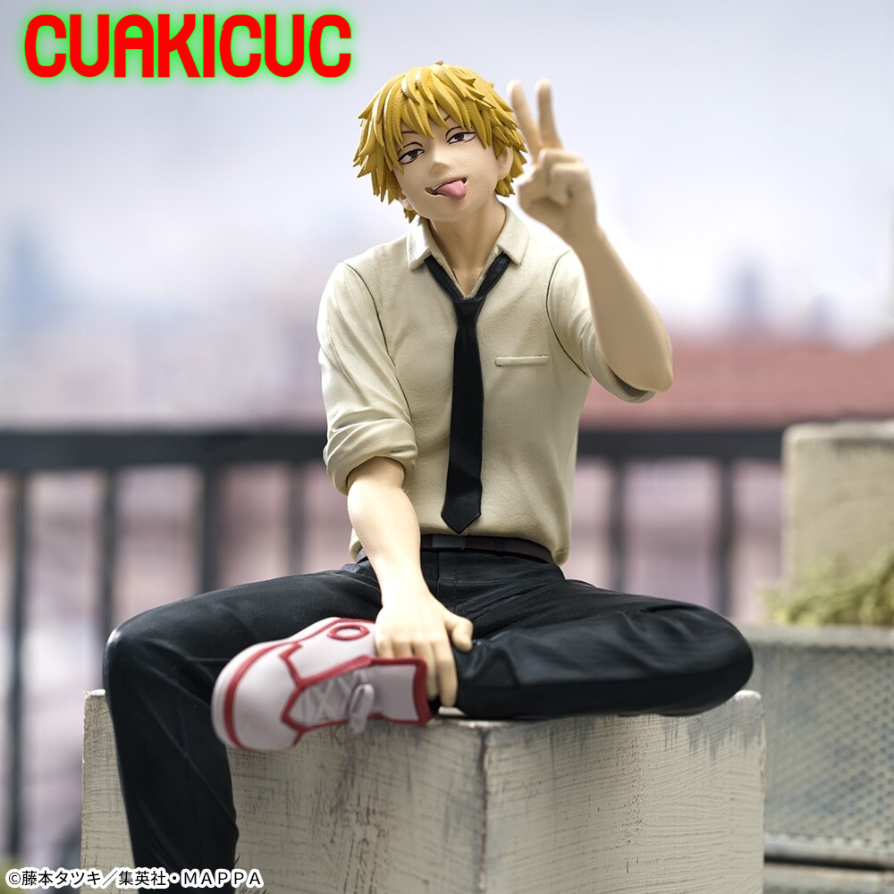 Mô Hình Denji Ngồi - Đồ Chơi Trưng Bày - Figure Denji Premium Chokonose - Chainsaw Man