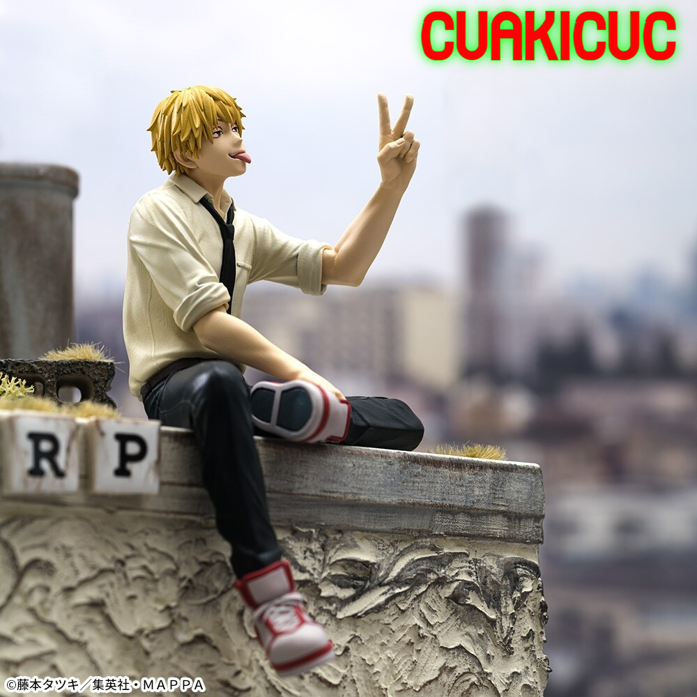 Mô Hình Denji Ngồi - Đồ Chơi Trưng Bày - Figure Denji Premium Chokonose - Chainsaw Man