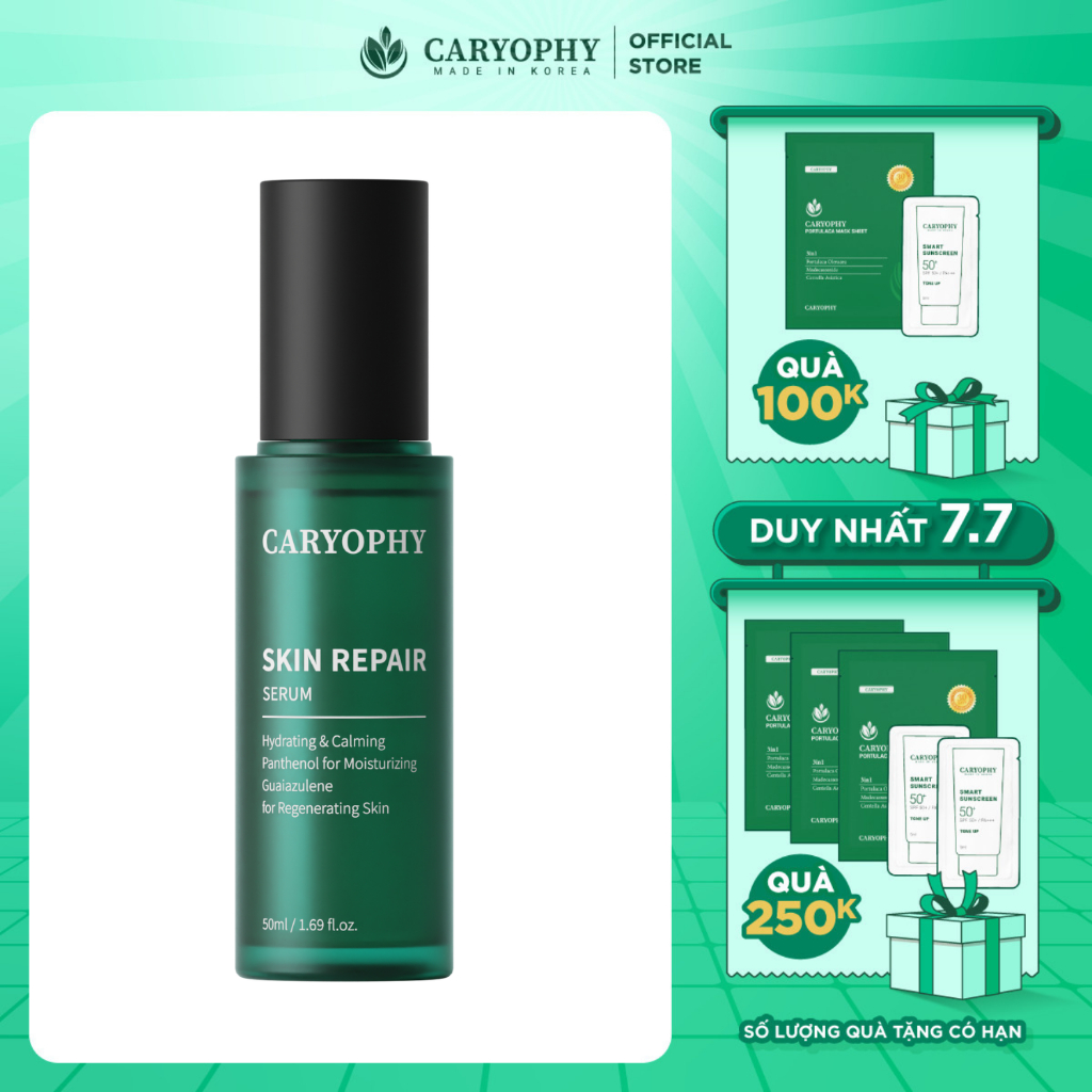 Tinh chất phục hồi và tái tạo da Caryophy Skin Repair Serum 50ml