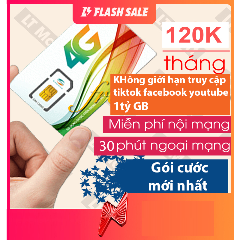 SIM 4G Viettel MXH120 Umax50N 3St4G umax70 Không Giới Hạn Lưu Lượng Tốc Độ Cao LTMart