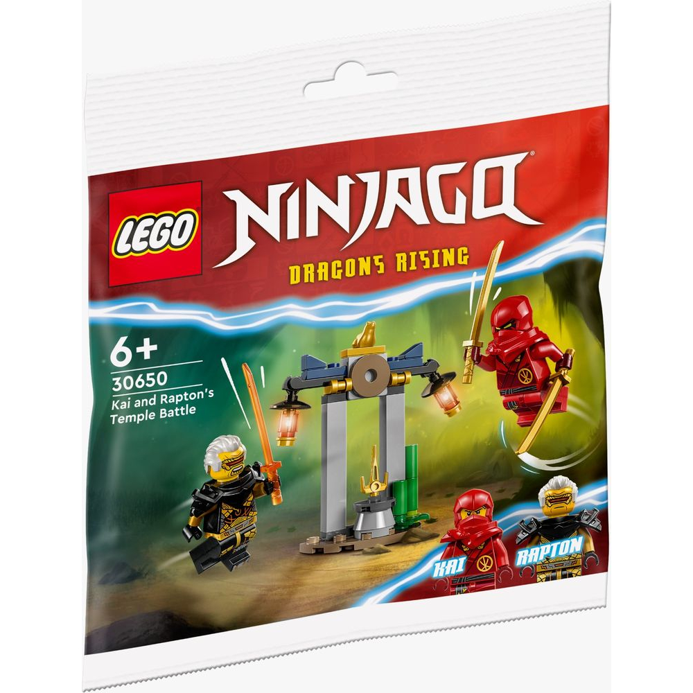 30650 Đồ chơi lắp ráp Iego Ninjago Dragons Rising Season 1- Kai and Rapton's Temple Battle polybag bulk