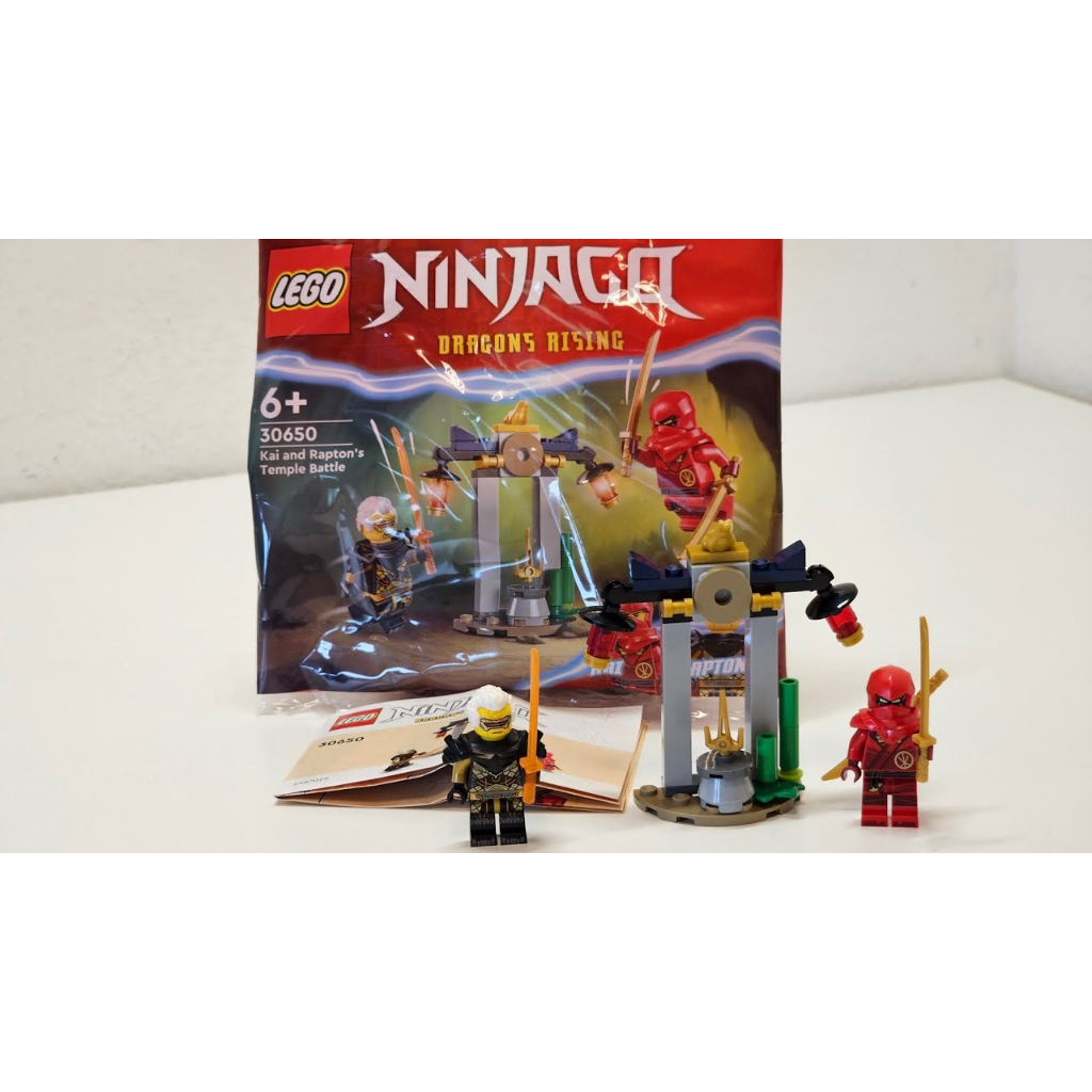 30650 Đồ chơi lắp ráp Iego Ninjago Dragons Rising Season 1- Kai and Rapton's Temple Battle polybag bulk