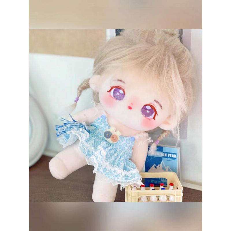 Outfit 10cm- Chiếc váy hai dây xòe cho búp bê