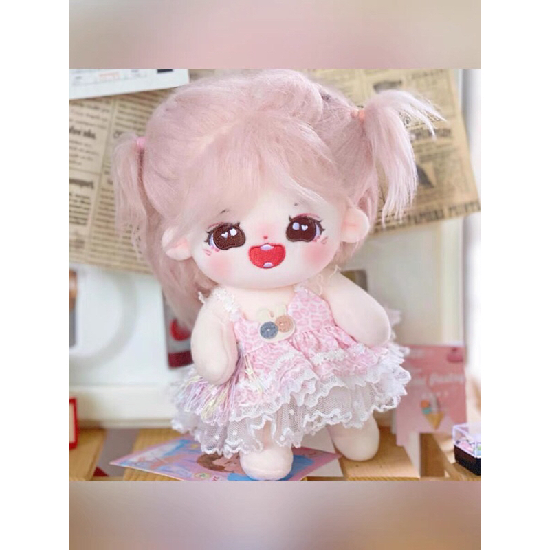 Outfit 10cm- Chiếc váy hai dây xòe cho búp bê