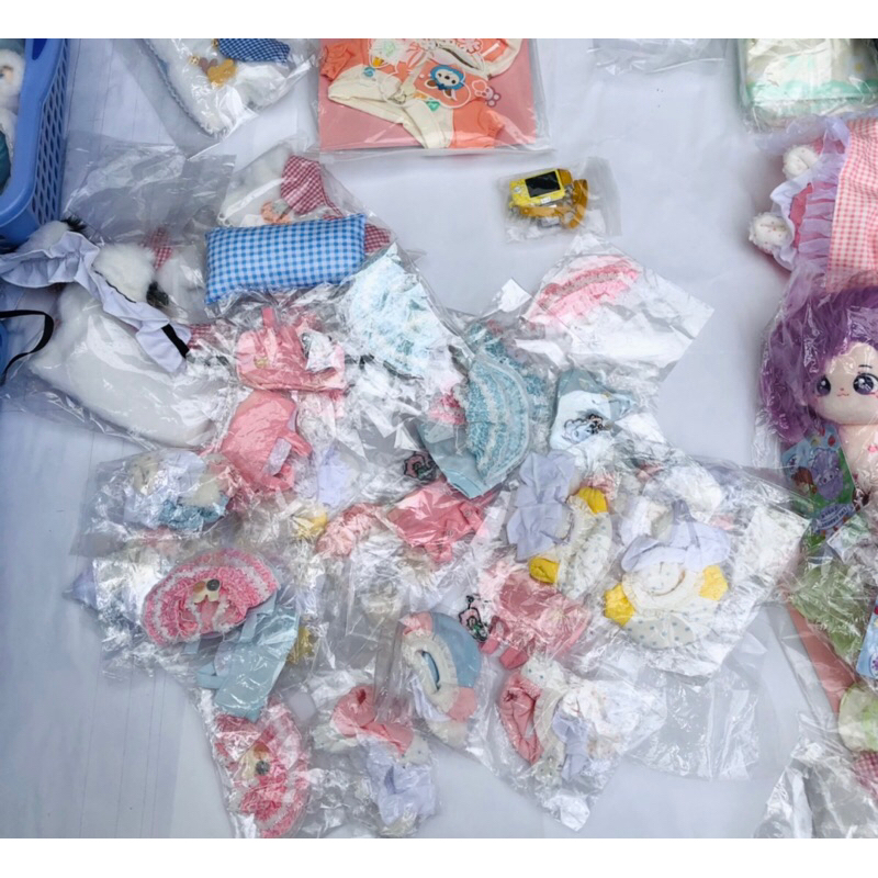 Outfit 10cm- Chiếc váy hai dây xòe cho búp bê