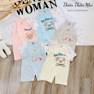 Body cộc tay chất thun lạnh mềm mát cho bé trai và gái
