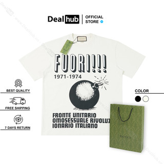 Áo thun guc.ci logo print gc043