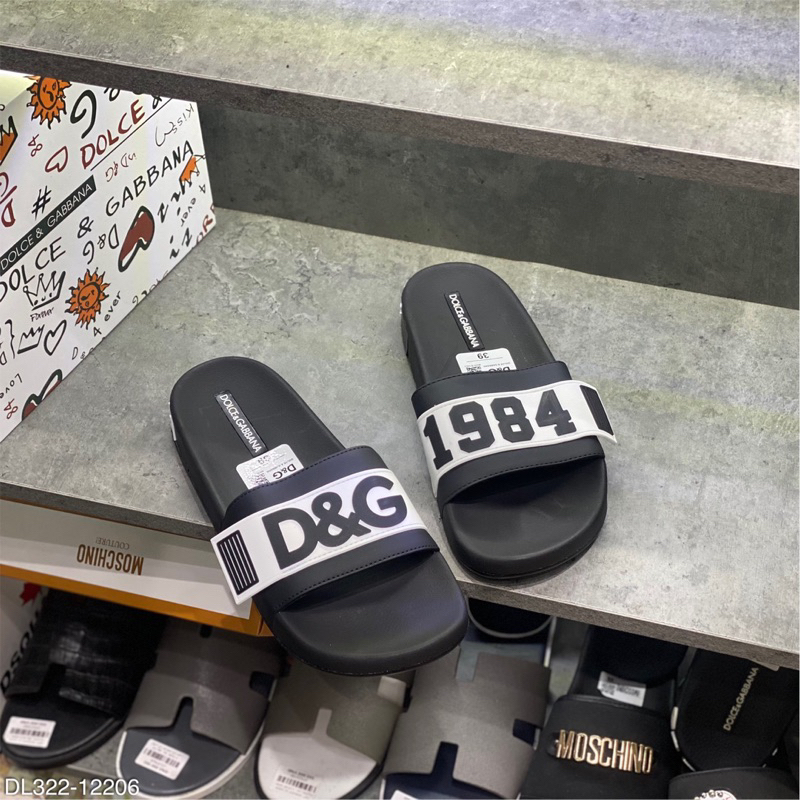 Dép Lê d.G hoạ tiết logo 1984 cực chất ,fom dáng lên chân cực đẹp
