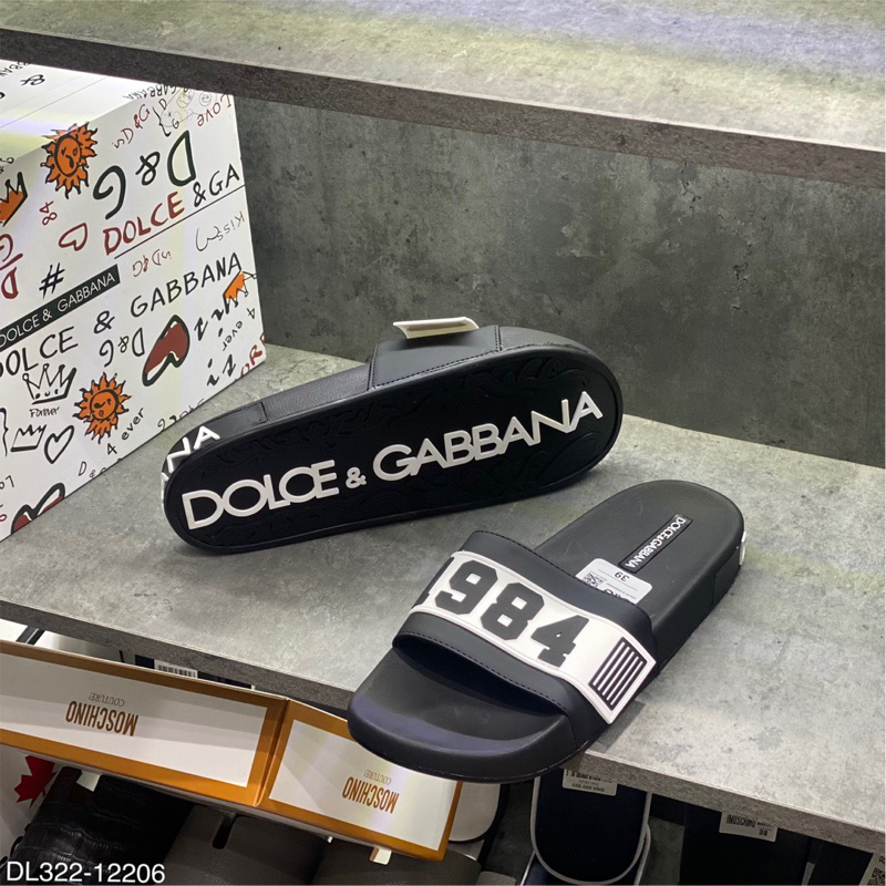 Dép Lê d.G hoạ tiết logo 1984 cực chất ,fom dáng lên chân cực đẹp