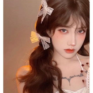 Kẹp tóc nơ ren