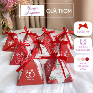 Hộp đựng kẹo - set 1 hộp quà tặng - hộp giấy/hộp đựng bánh,kẹo - hộp socola - unique fragrance