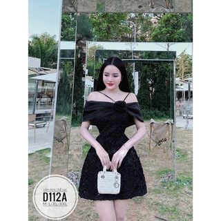 Bigsize Đầm ren trễ vai D112A