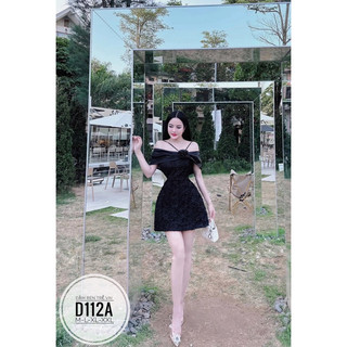Bigsize Đầm ren trễ vai D112A