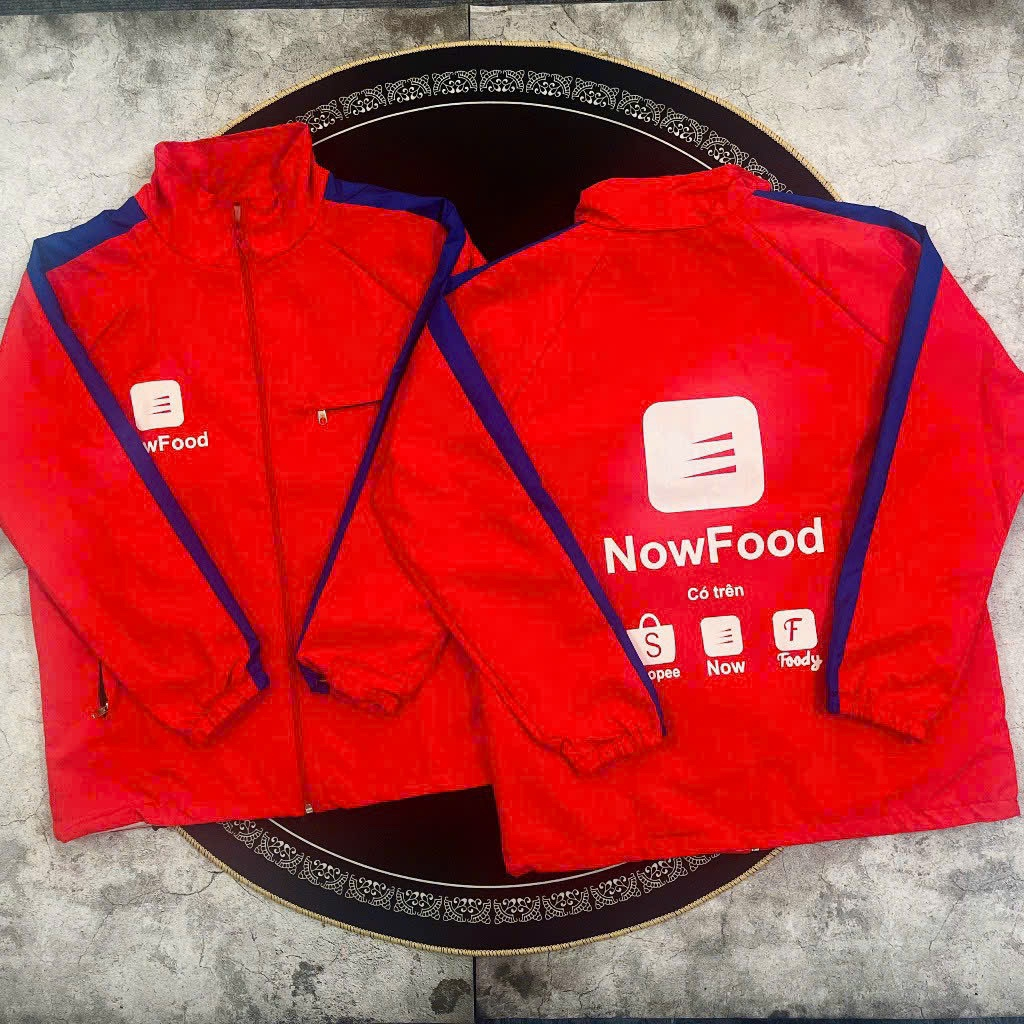 Áo Khoác Dù 2 Lớp 3 Túi Nam Nữ From Rộng Mẫu Giao Đồ Ăn