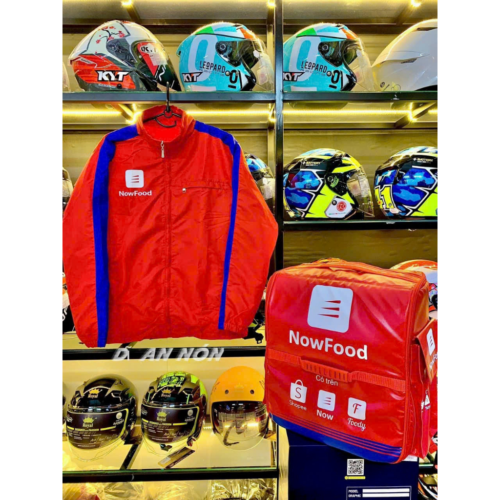 Áo Khoác Dù 2 Lớp 3 Túi Nam Nữ From Rộng Mẫu Giao Đồ Ăn