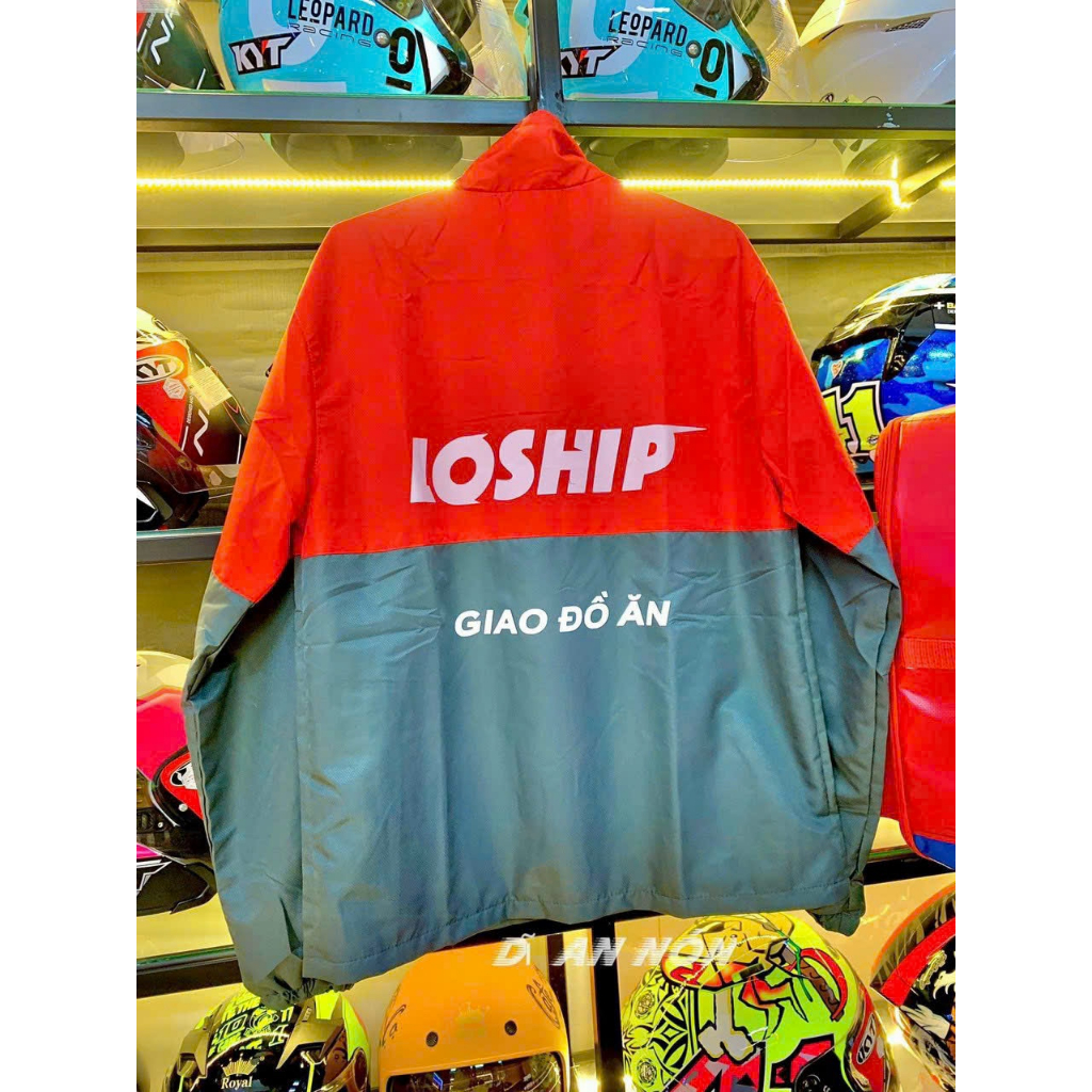 Áo Khoác Dù 2 Lớp 3 Túi Nam Nữ From Rộng Mẫu Giao Đồ Ăn