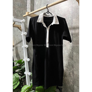 [BIGSIZE] Đầm Cổ Trụ Basic Bigsize 65-90kg ( mẫu mập )