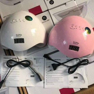 Máy Hơ Gel SUN 5 UV/LED Tem Xanh 48W 24 Bóng Đèn - Dành Cho Học Viên Thực Hành (Bảo hành 1 tháng)