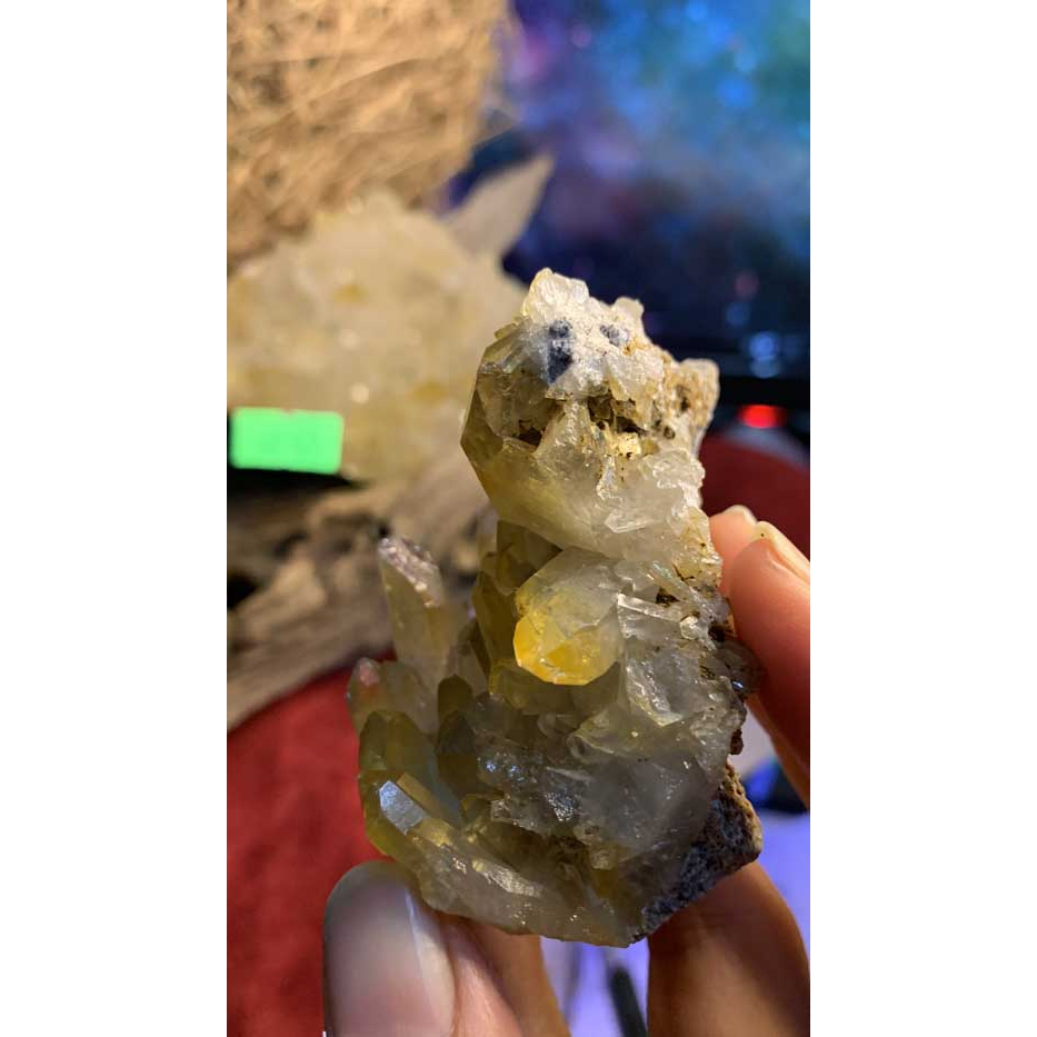 Đá stone tự nhiên Citrine thạch anh vàng tự nhiên phong thủy năng lượng vũ trụ mạnh thanh tẩy thiền định