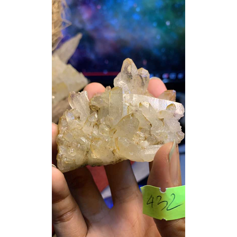 Đá stone tự nhiên Citrine thạch anh vàng tự nhiên phong thủy năng lượng vũ trụ mạnh thanh tẩy thiền định