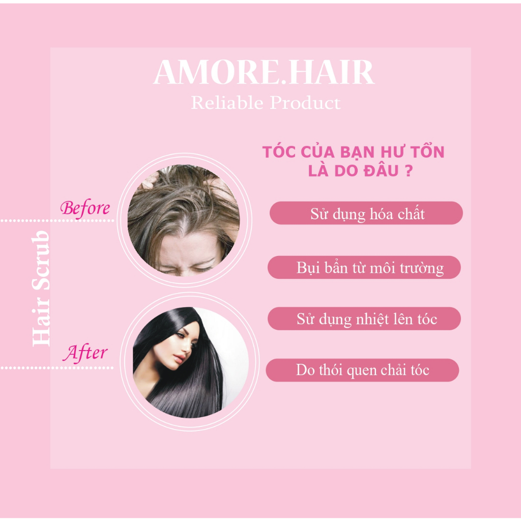 Combo gội xã AMORE.HAIR
