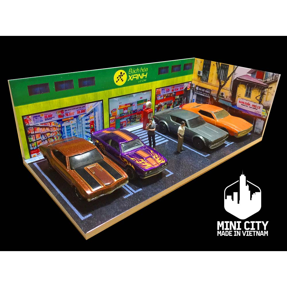 Bãi đậu xe BHX 1/64