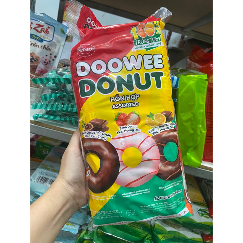 Bánh DOOWEE Donut túi 12 cái